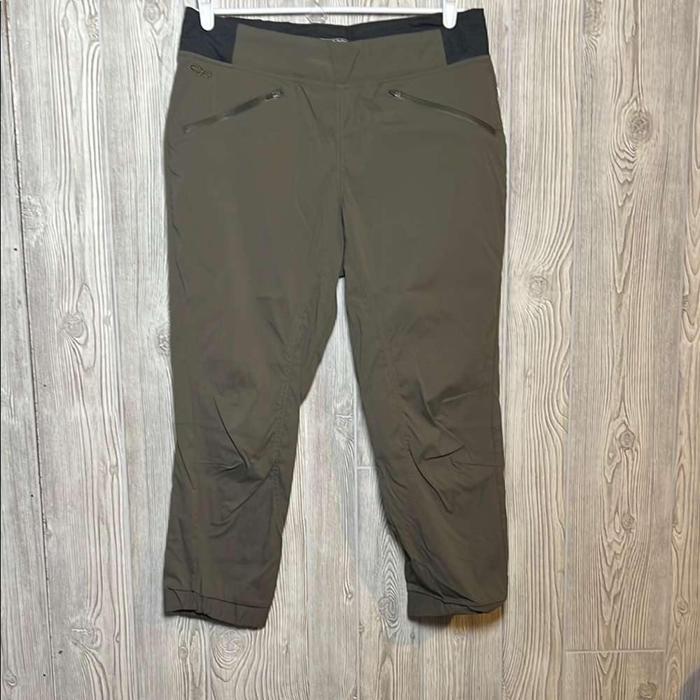 Outdoor Research Capri Womens Size 12 Army Green Zendo Athleisure Casual